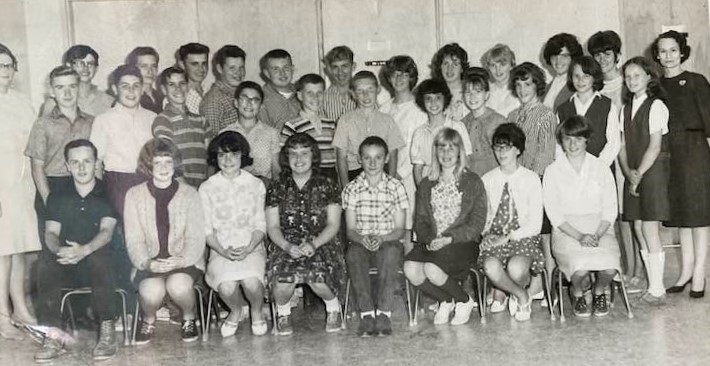 Grades 7 and 8 Eastnor Central School Year 1965 - 1966