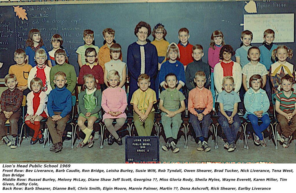 Lion's Head Public School 1969