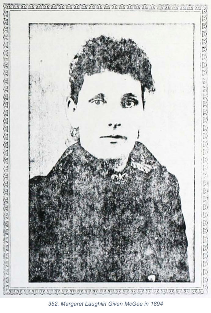 Memoir by Margaret Laughlin Given McGee 1862-1955