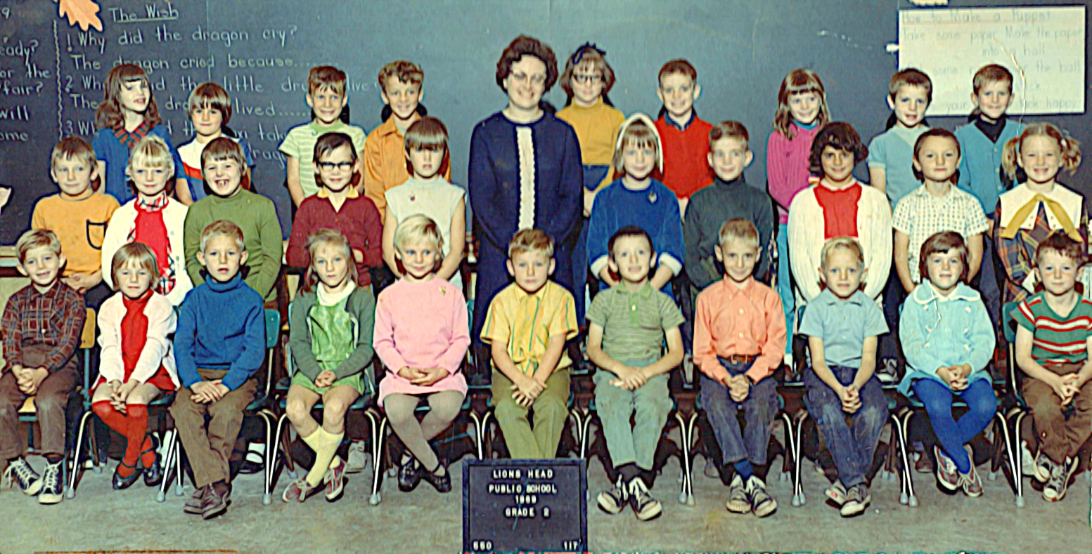 Lion's Head Public School Grade 2 1969